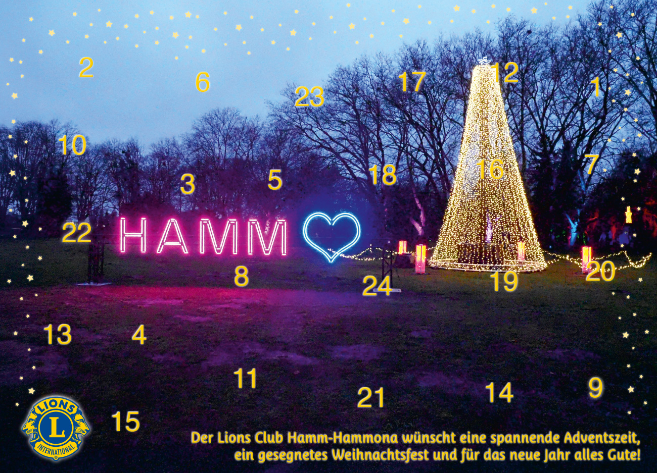 Lions Club Hamm-Hammona – Cover Adventskalender 2025
